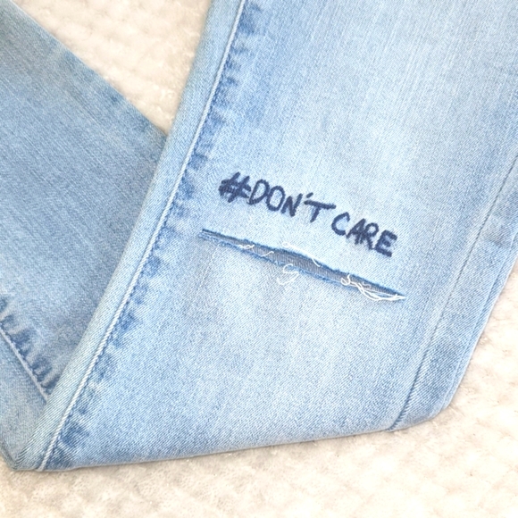MOSSIMO " #DONT CARE" MID RISE JEGGING SIZE 2 /26 R RAW HEM NEW WITH TAGS - Picture 2 of 12